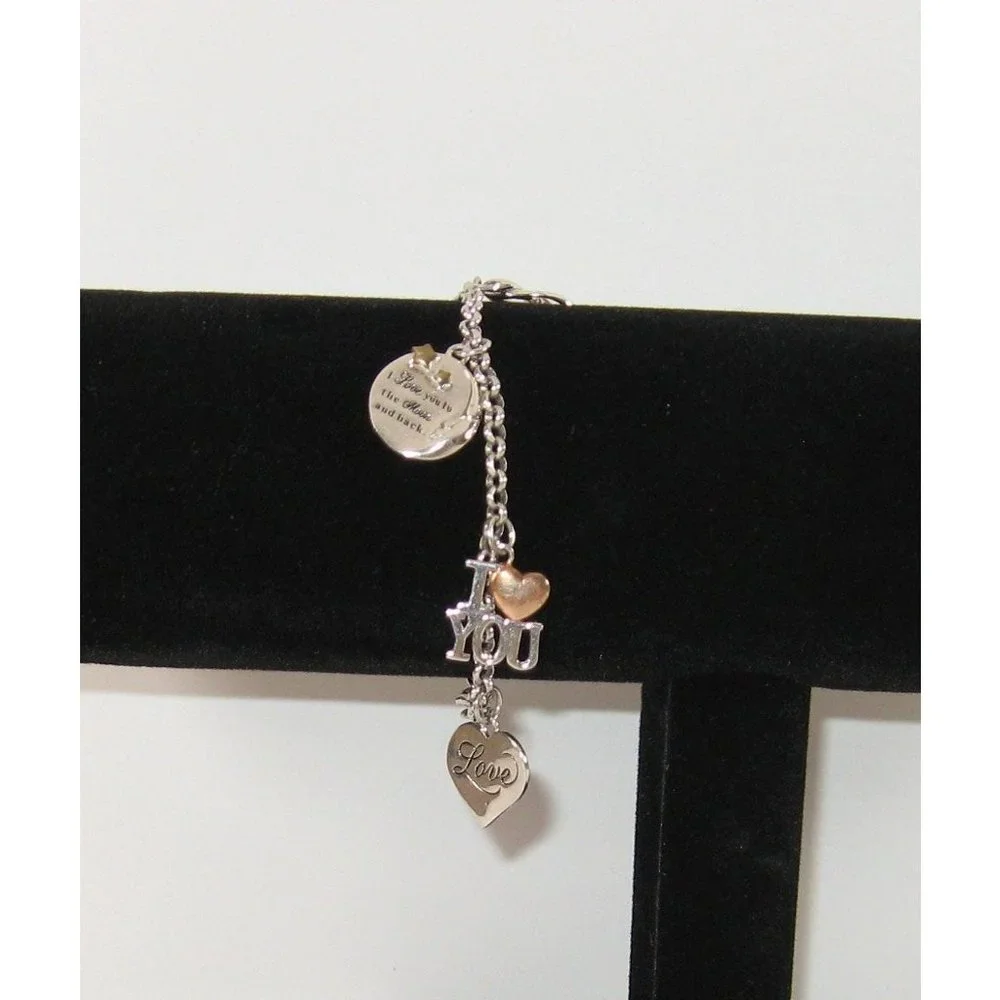 JCM 925 Thailand Heart Charm Bracelet - Picture 4 of 6